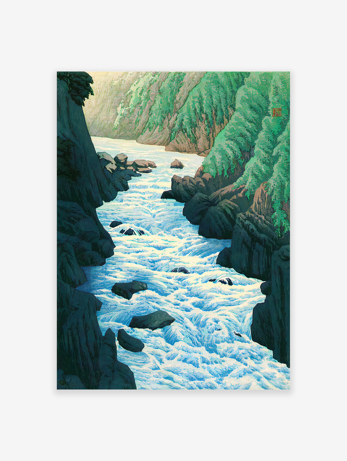 Juji Gorge Poster by Henmi Takashi, Henmi Takashi Print