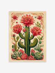 Mexican Cactus Poster