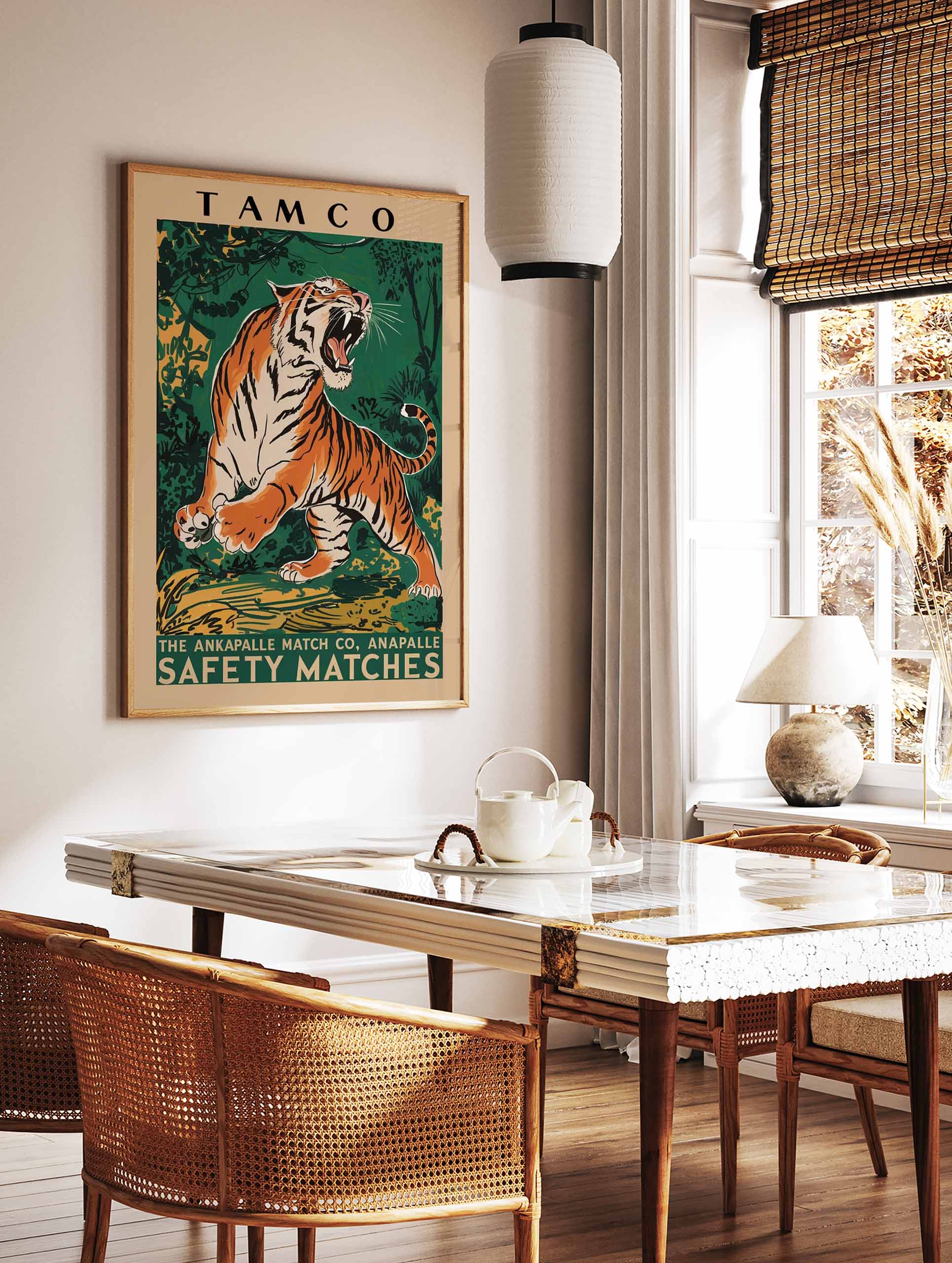 Tamco Tiger Matchbox Poster