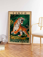 Tamco Tiger Matchbox Poster