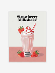 Strawberry Milkshake Poster