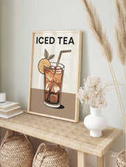 Iced Tea Drink Poster