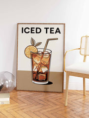 Iced Tea Drink Poster