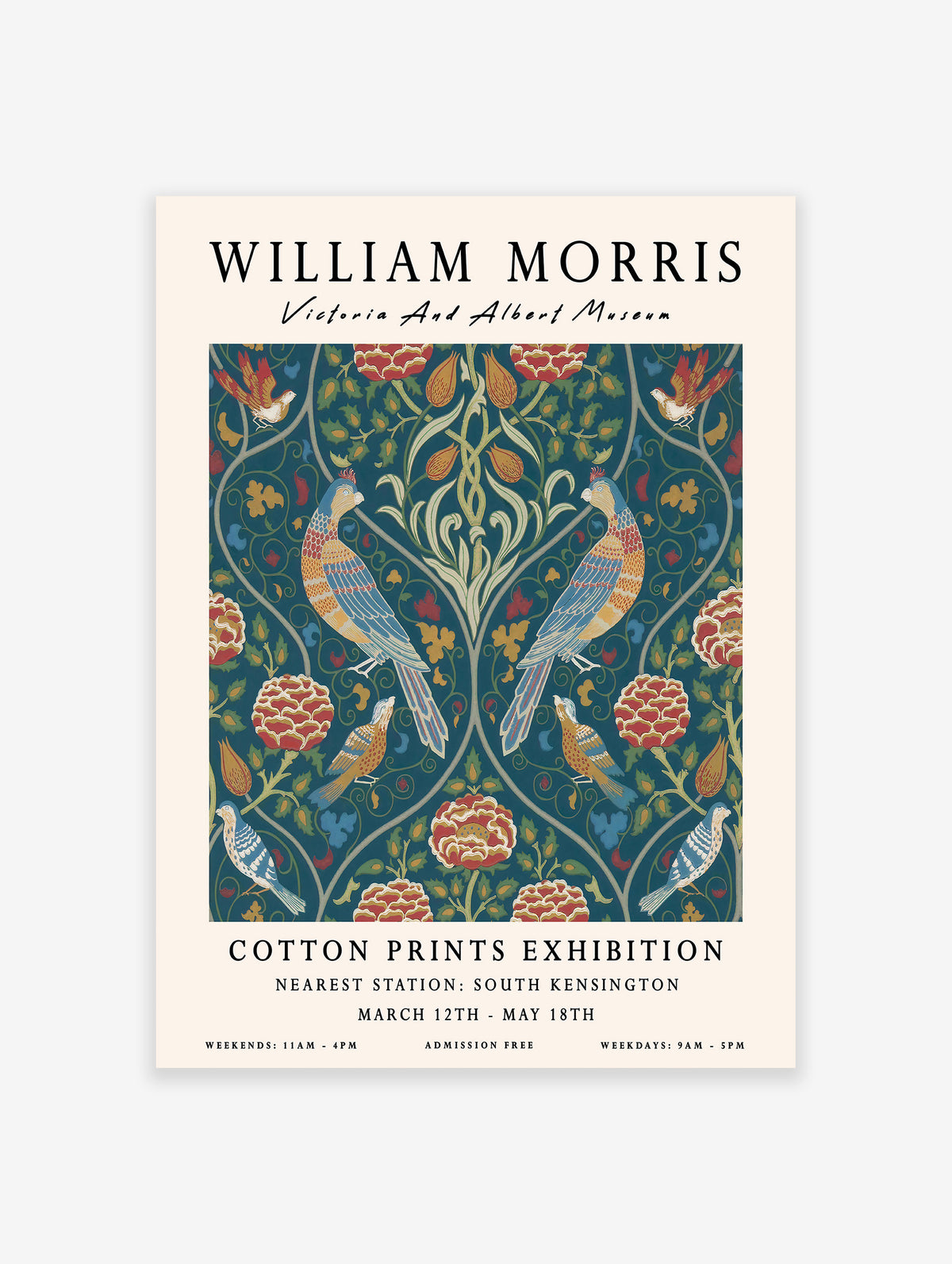 Spring and Summer Poster by William Morris, William Morris Print