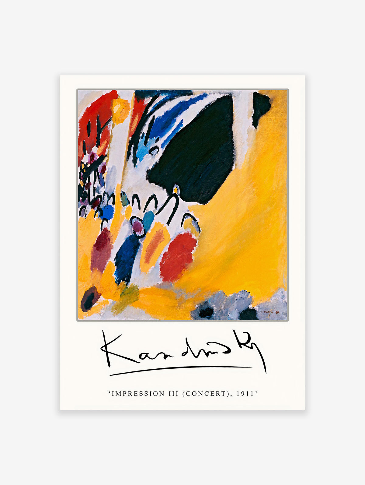 Impression III Poster by Wassily Kandinsky, Wassily Kandinsky Print