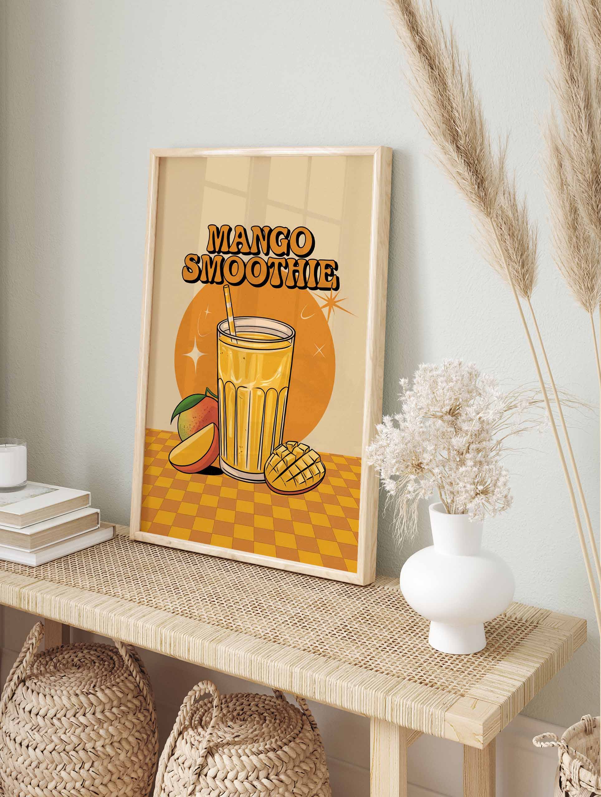 Mango Smoothie Drink Poster