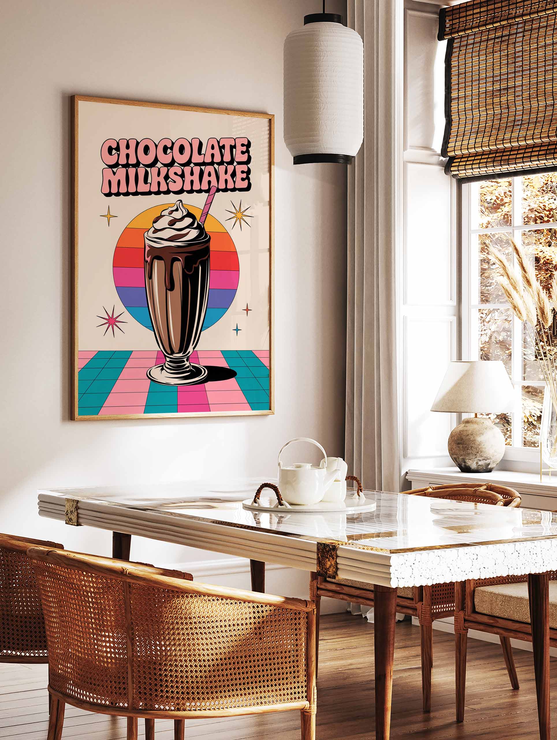 Chocolate Milkshake Poster