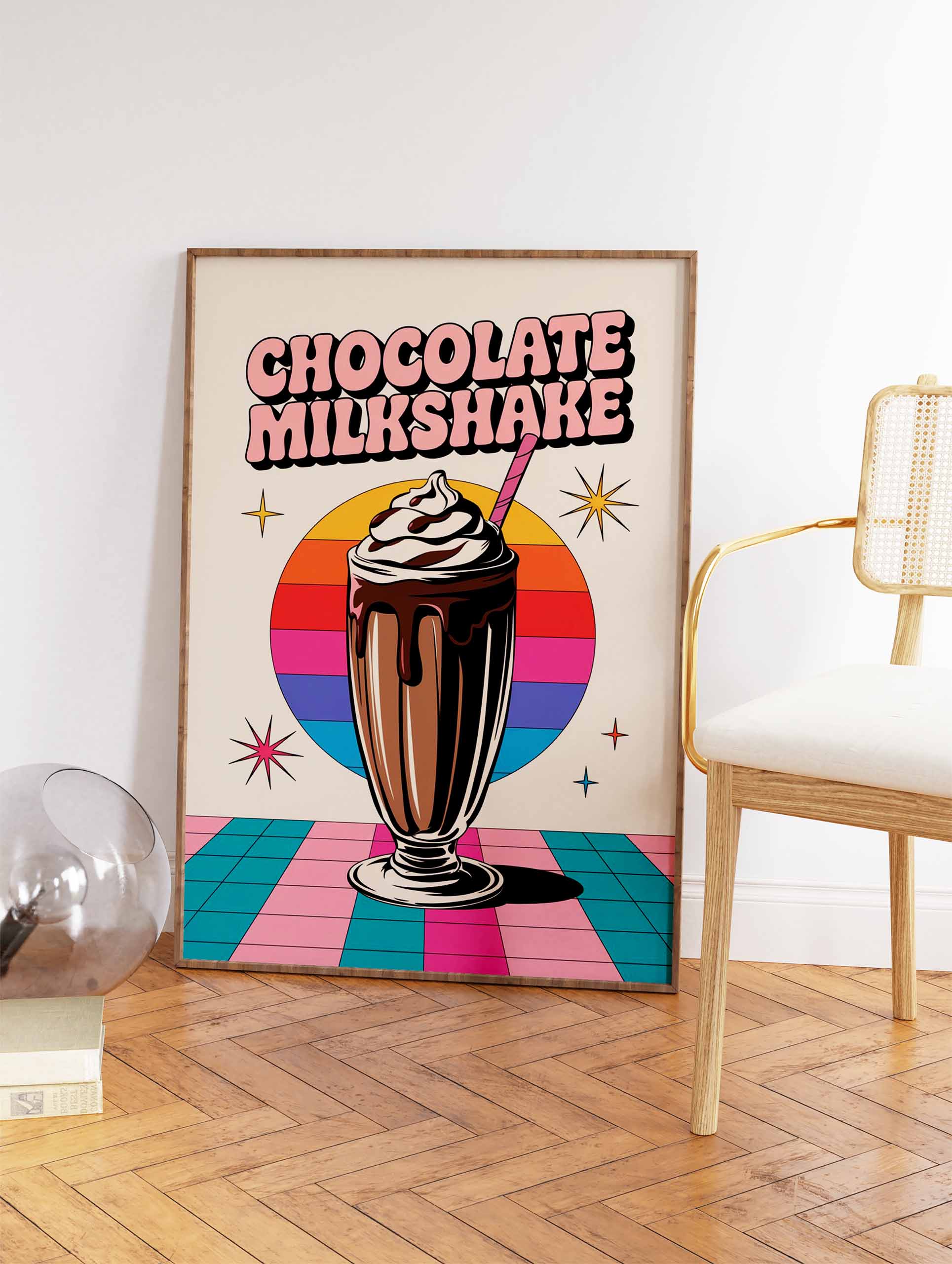 Chocolate Milkshake Poster