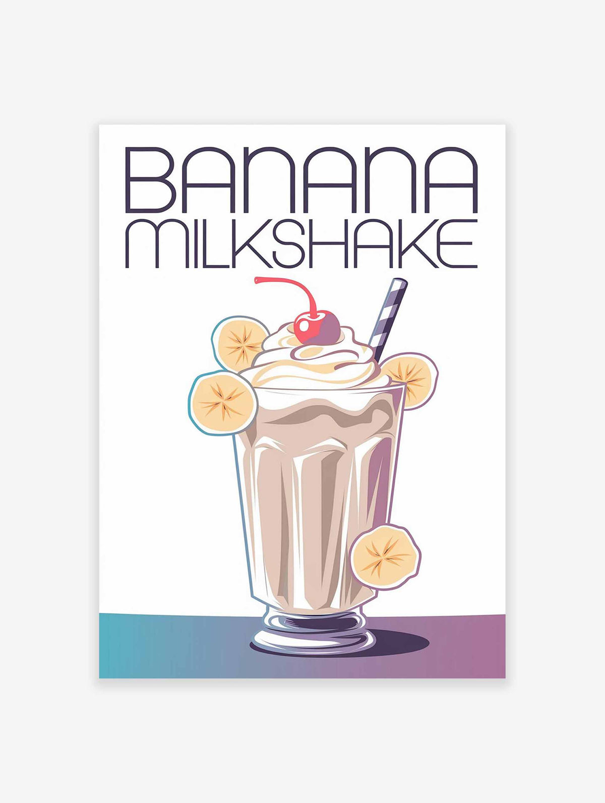 Banana Milkshake Poster