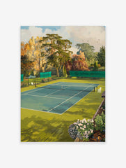 Tennis Court Poster