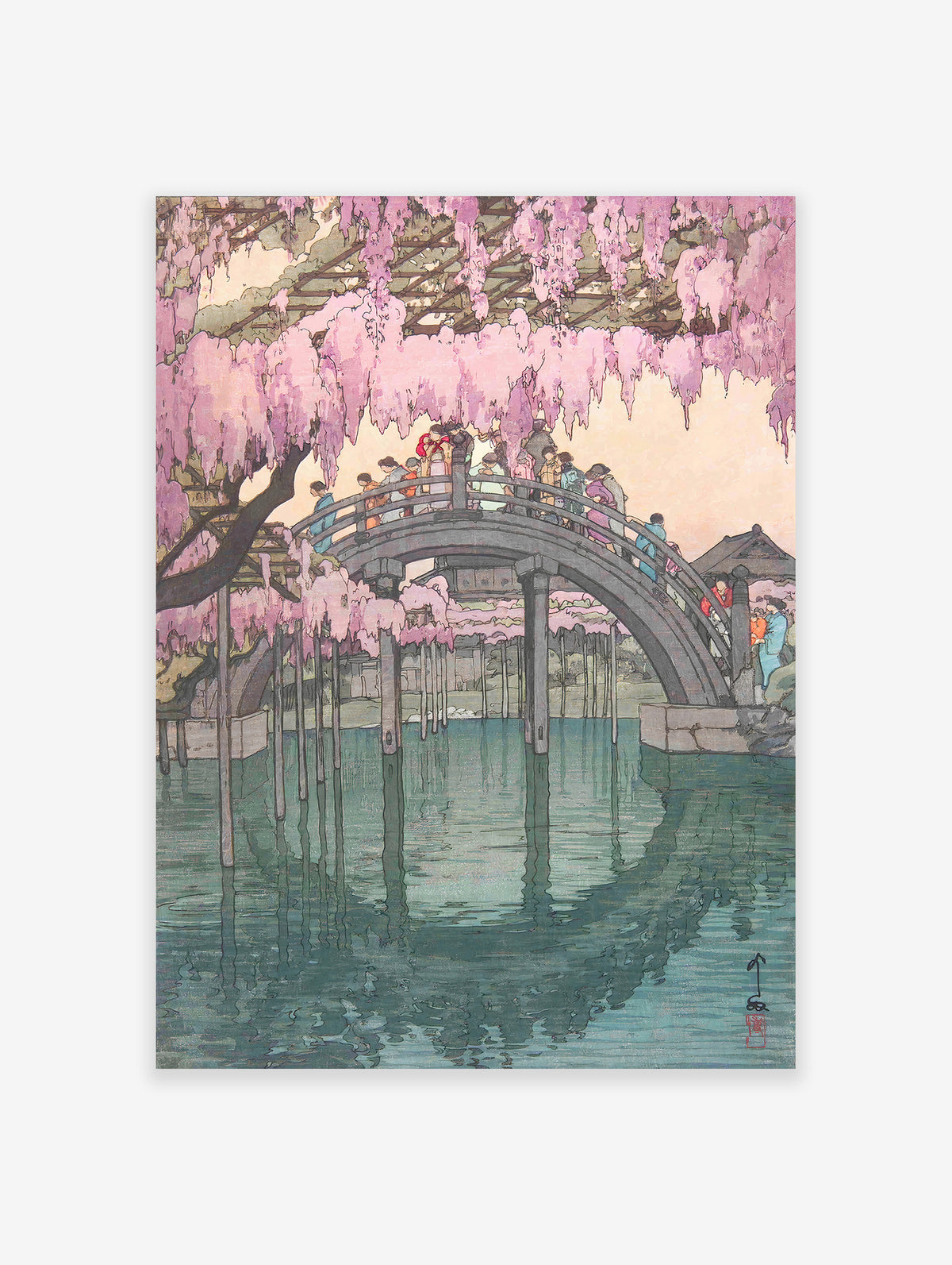 Kameido Bridge Poster by Yoshida Hiroshi, Yoshida Hiroshi Print