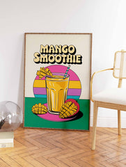 Mango Smoothie Drink Poster