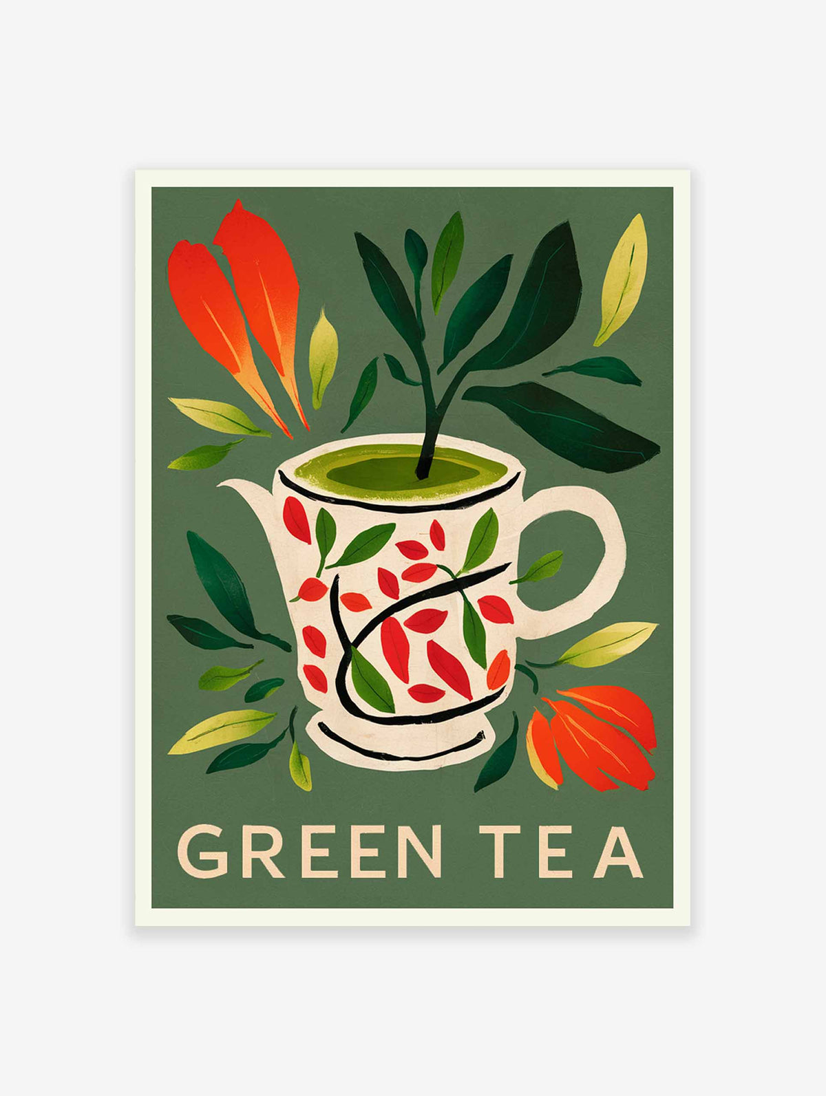 Green Tea Poster