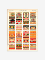 Egyptian Pattern Poster, Egyptian Print