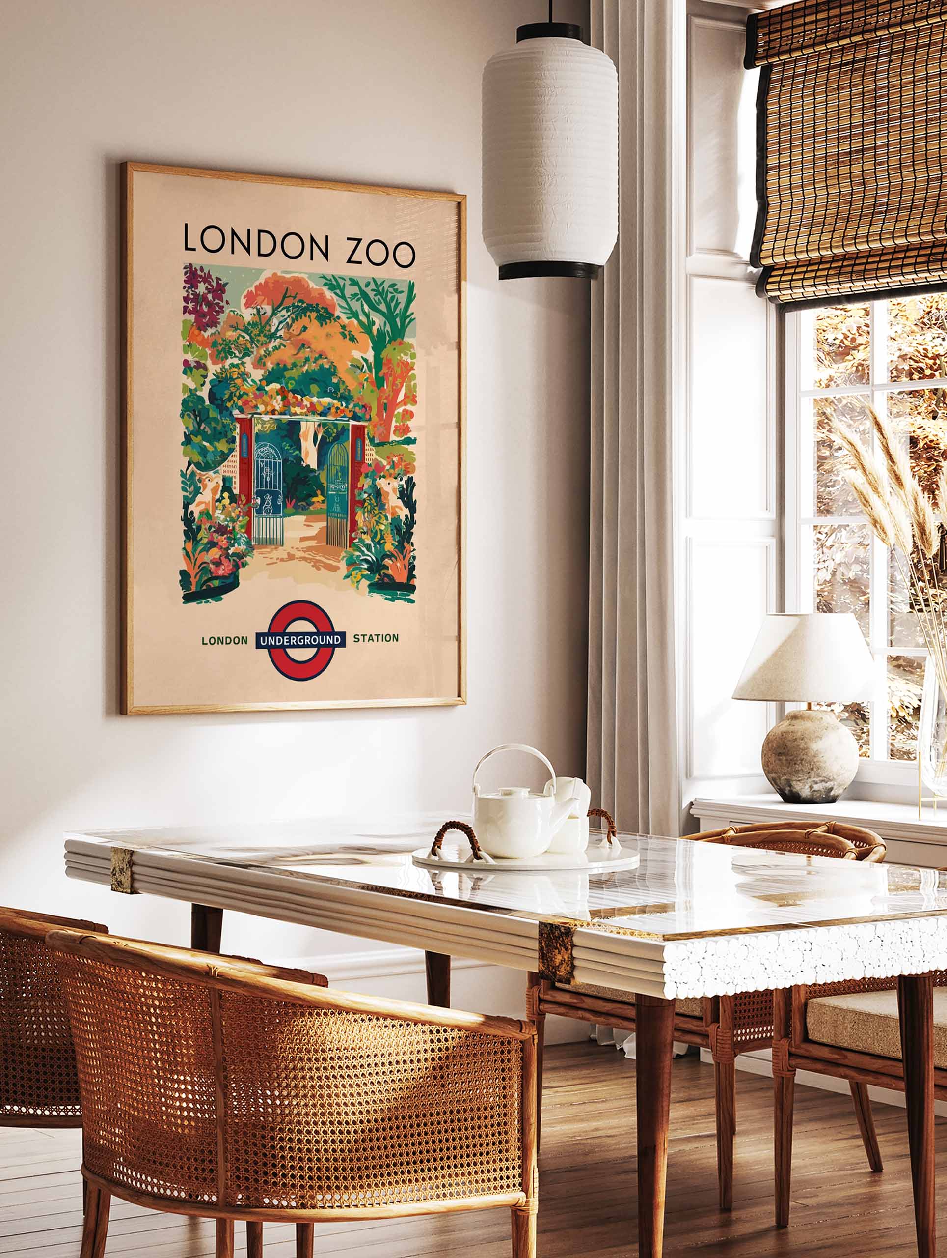 London Zoo Poster