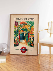 London Zoo Poster