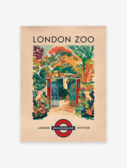 London Zoo Poster