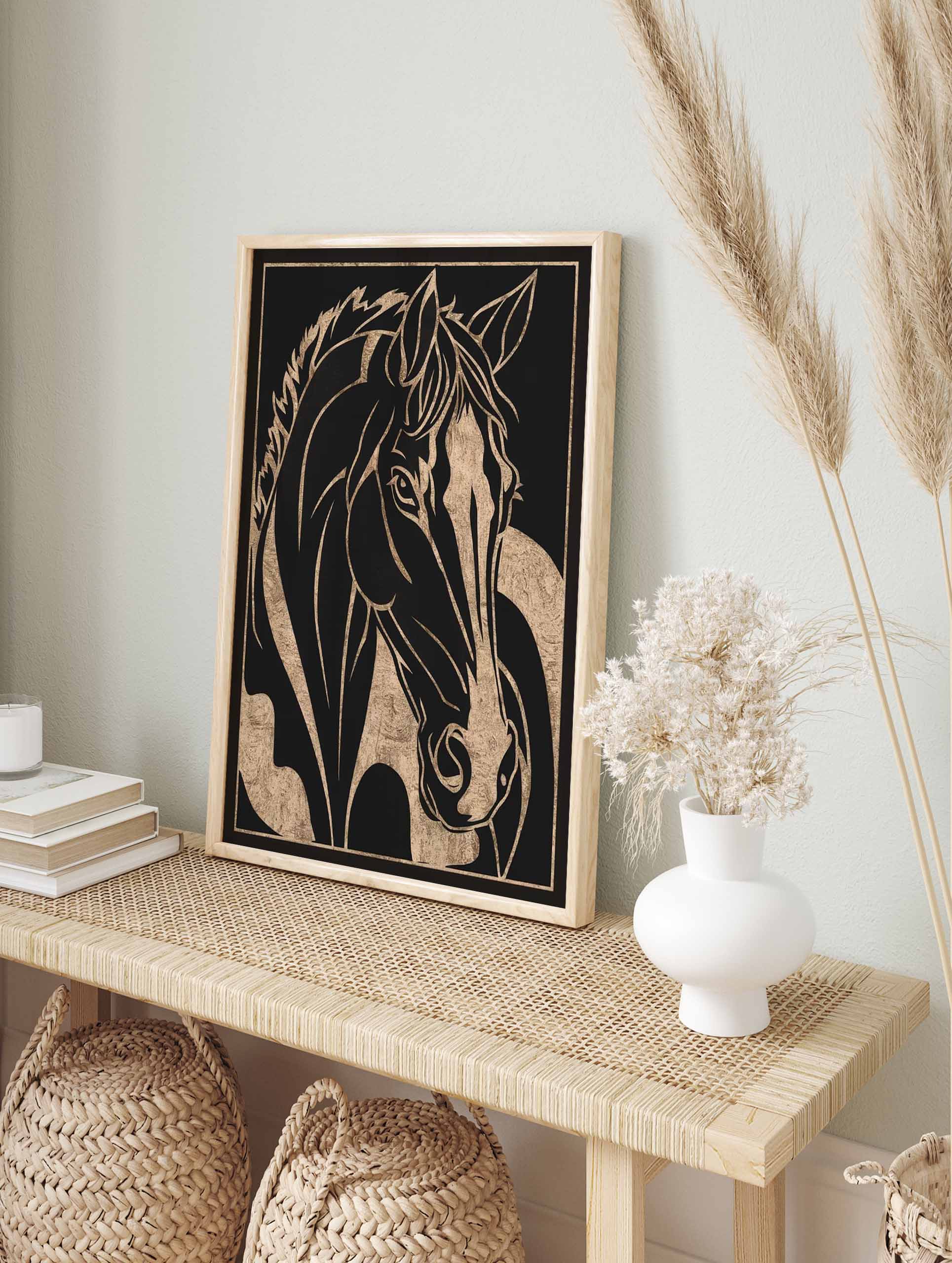 Vintage Horse Poster