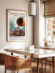 Arabic Coffee Poster, Coffee Print