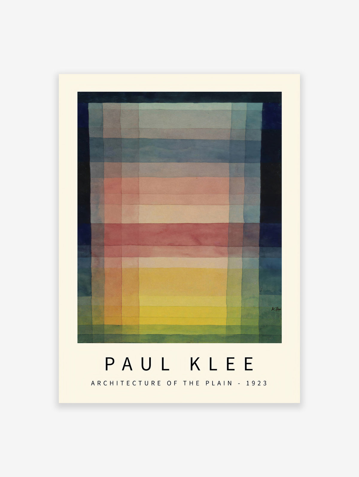 Architecture Of The Plain Poster by Paul Klee, Paul Klee Print