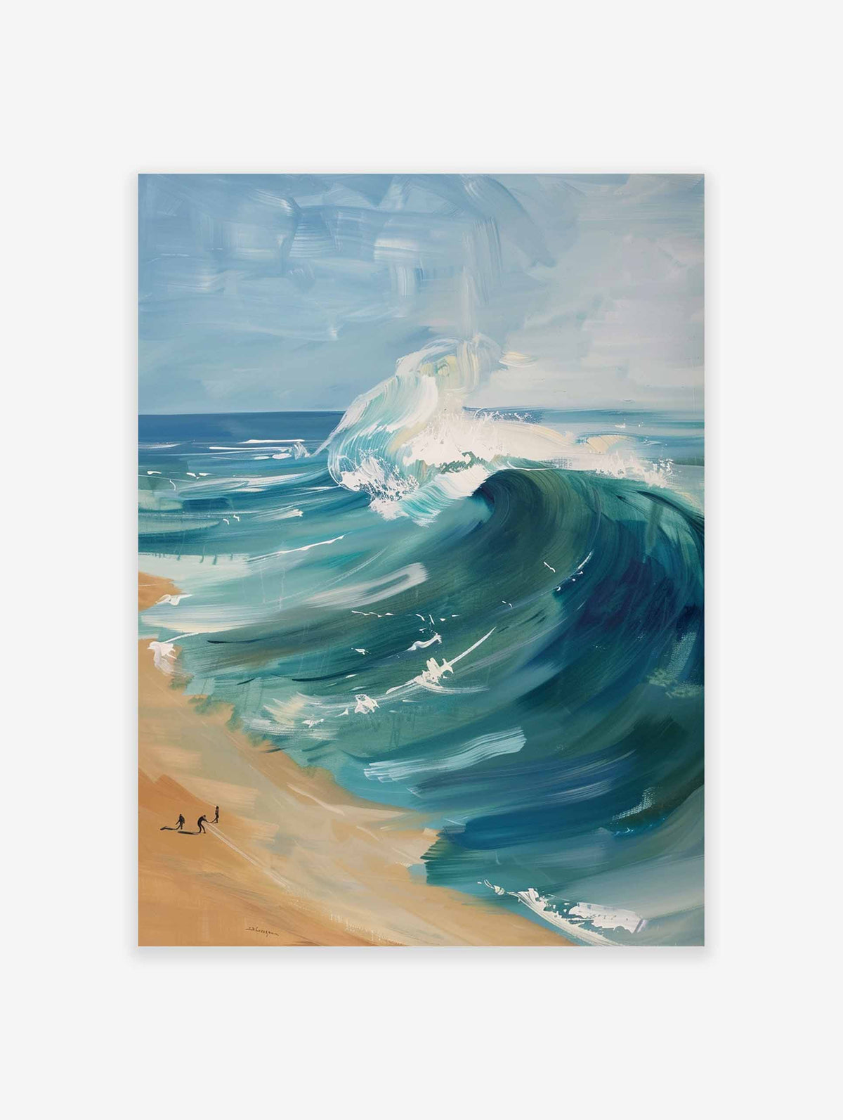 Ocean Wave Poster