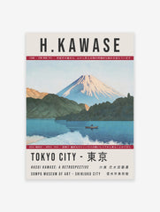 Ashino Lake at Hakone Poster by Kawase Hasui, Kawase Hasui Print