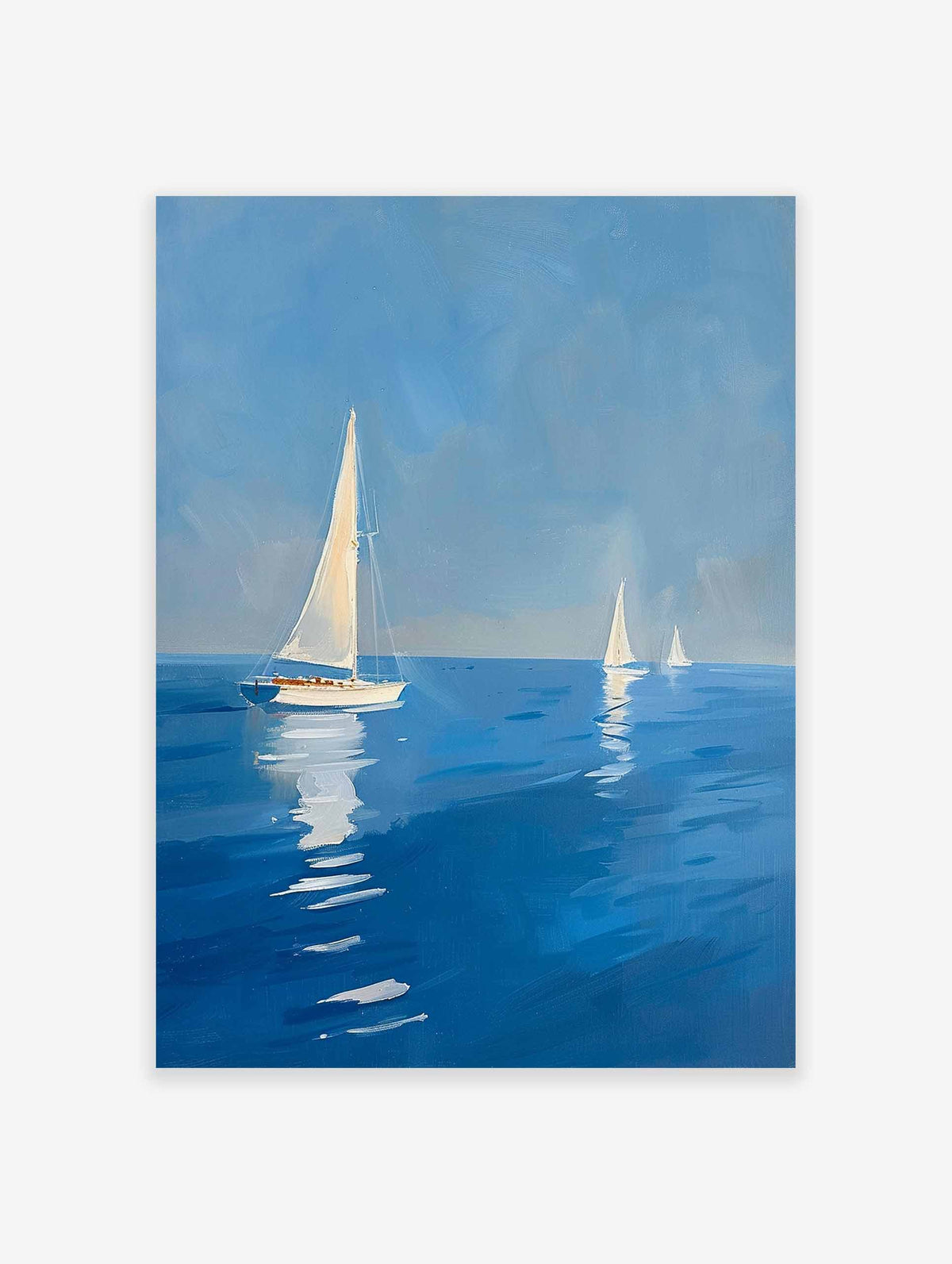 Sail Boats Poster