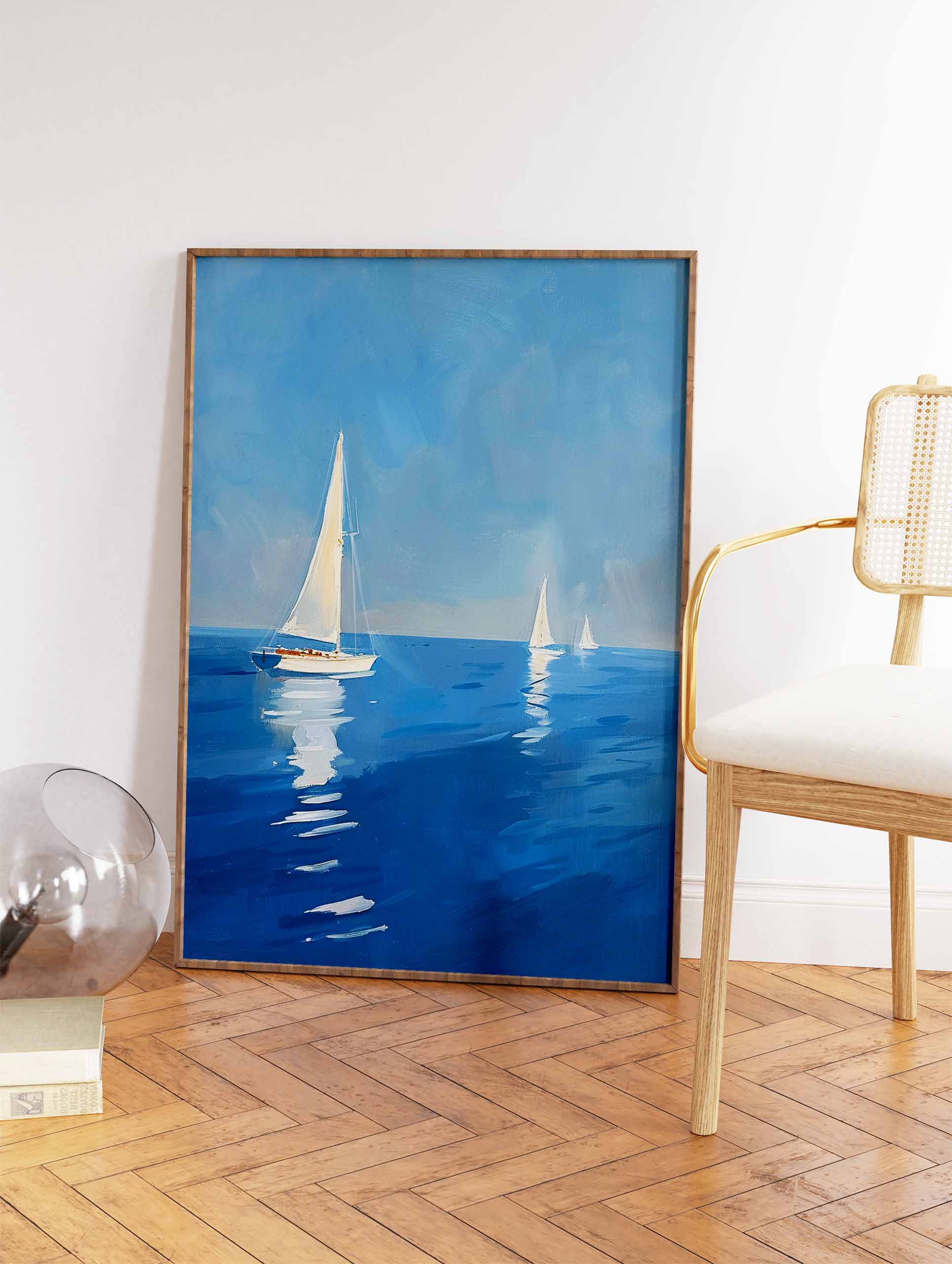 Sail Boats Poster