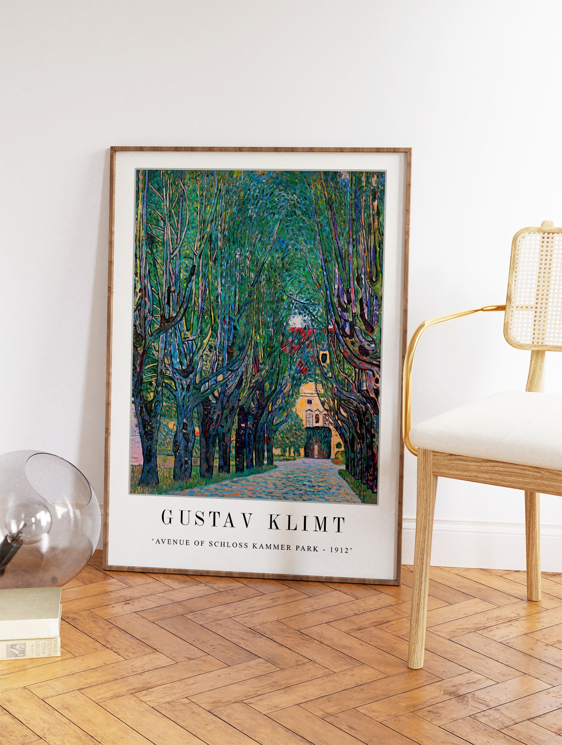 Avenue In Schloss Kammer Park Poster by Gustav Klimt, Gustav Klimt Print