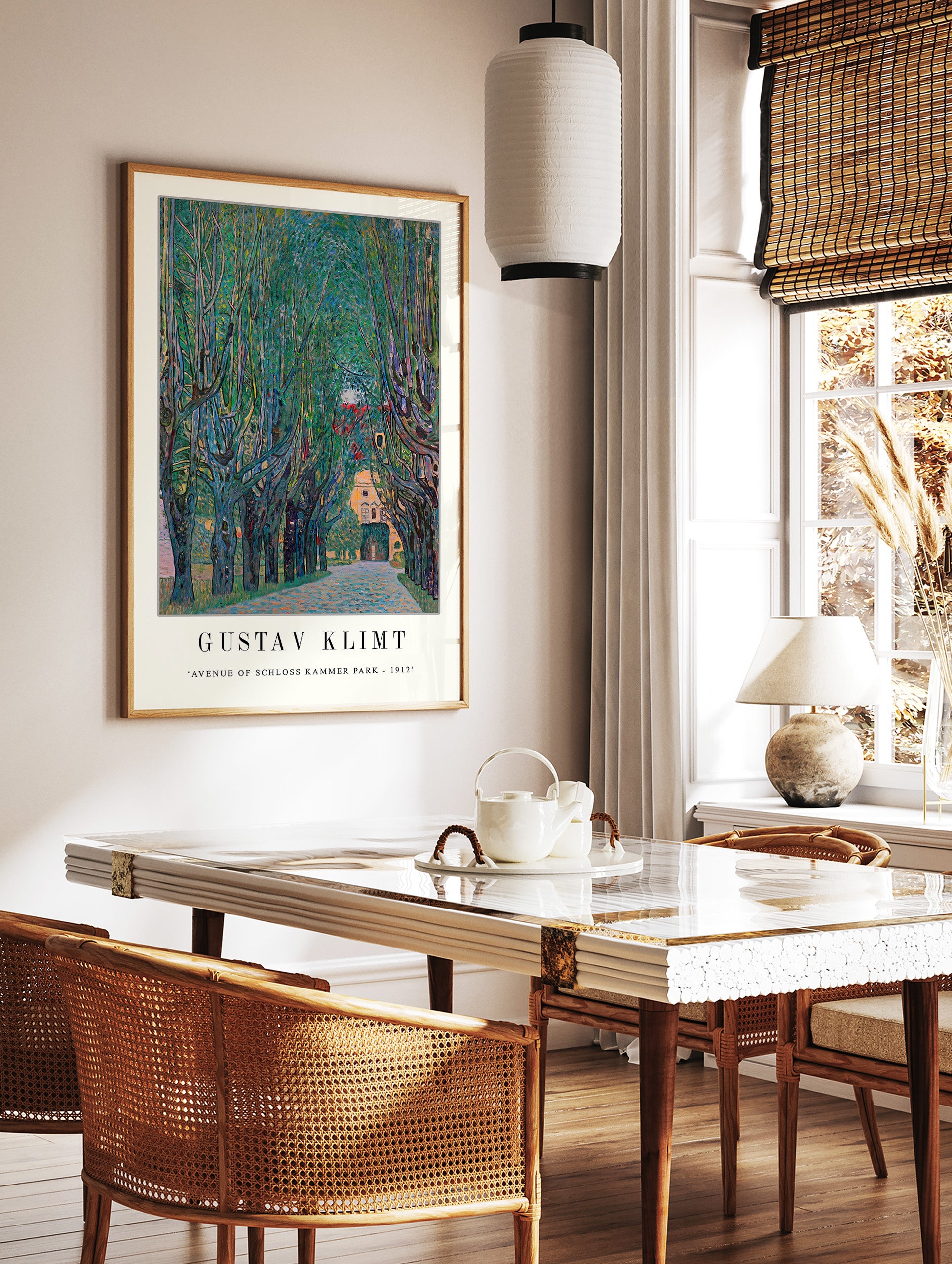 Avenue In Schloss Kammer Park Poster by Gustav Klimt, Gustav Klimt Print