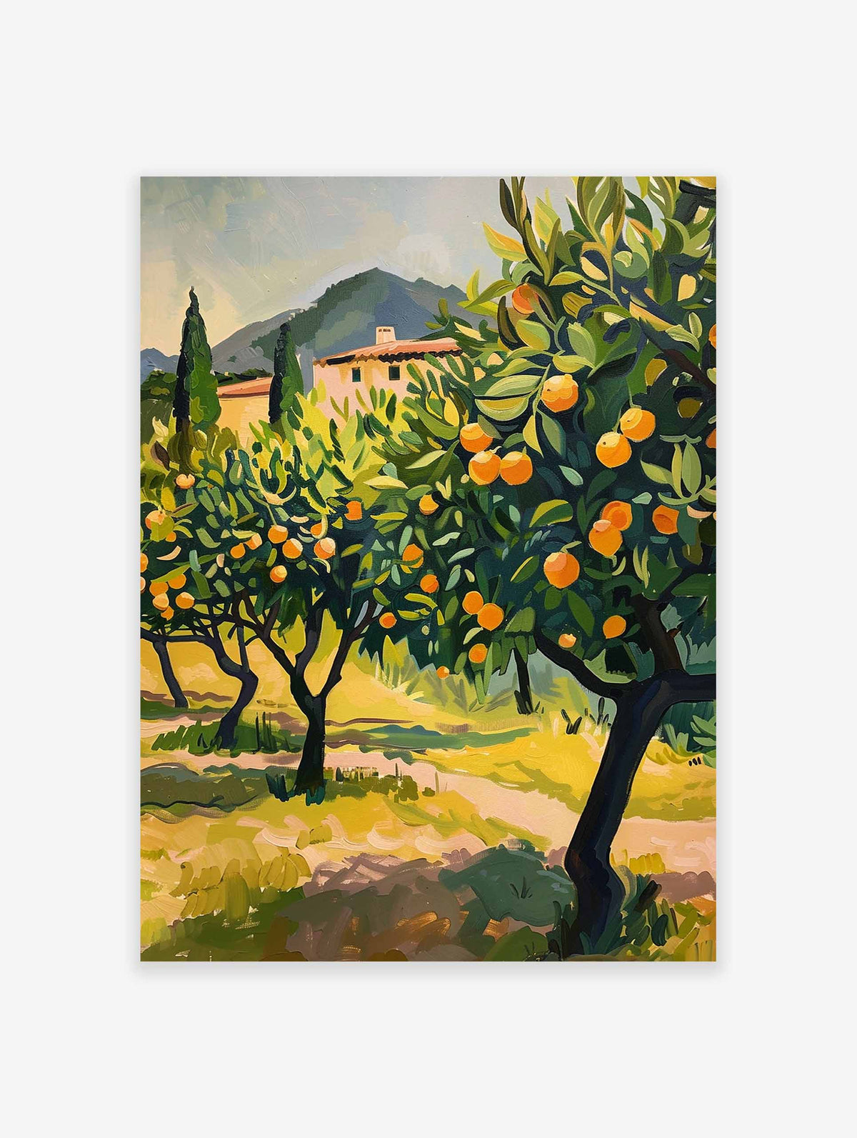 Orange Tree Poster