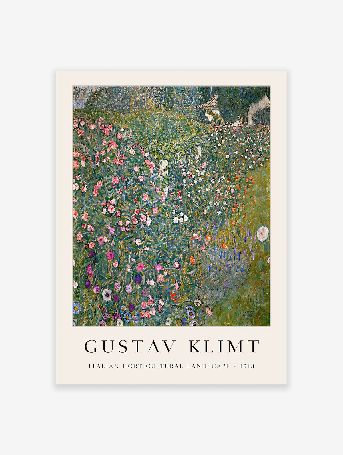 Italian Horticultural Landscape Poster by Gustav Klimt, Gustav Klimt Print