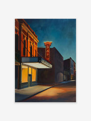 Street at Night Poster