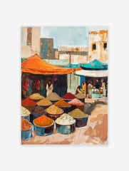 Indian Spice Market Poster