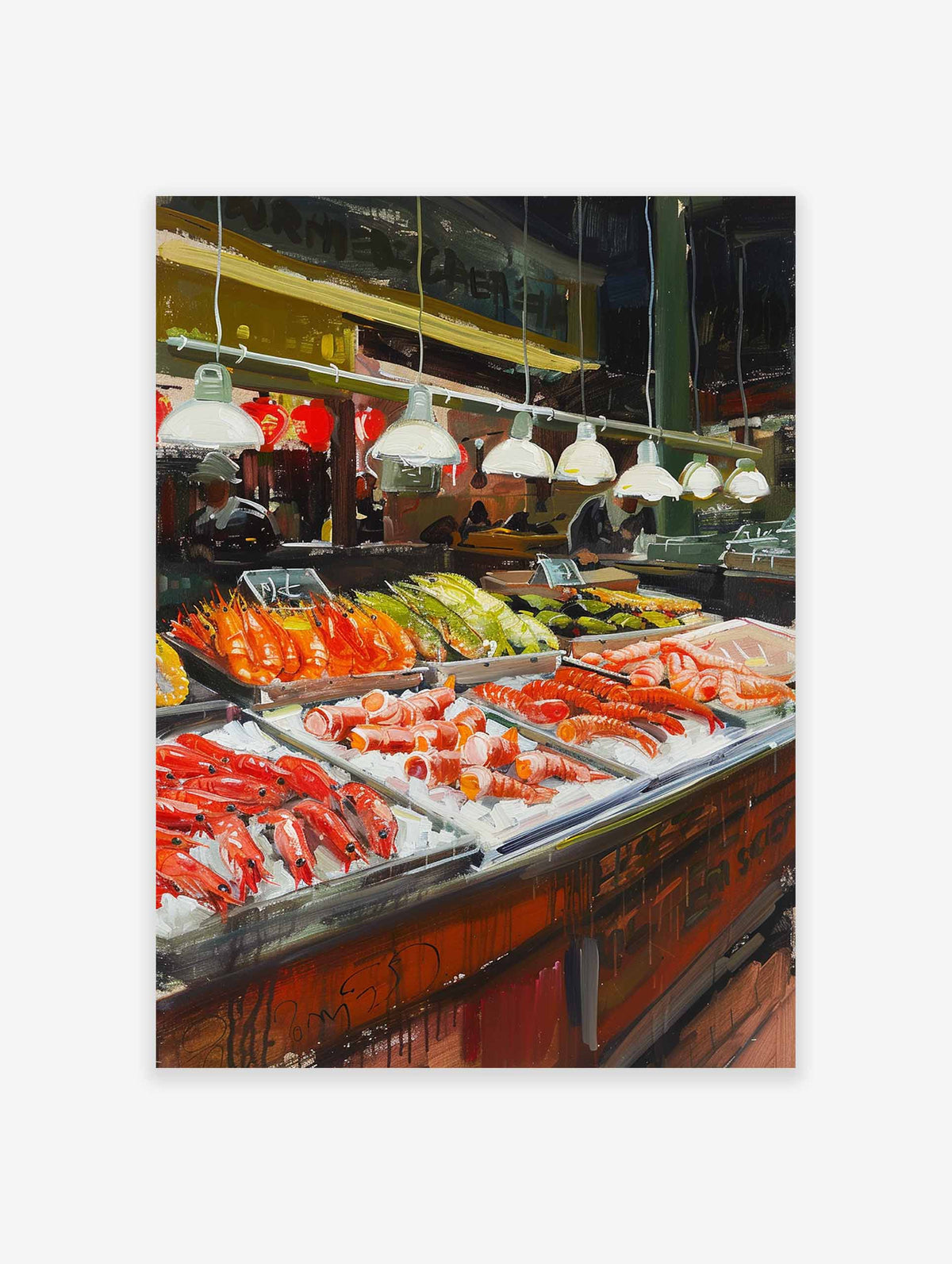 Seafood Market Poster