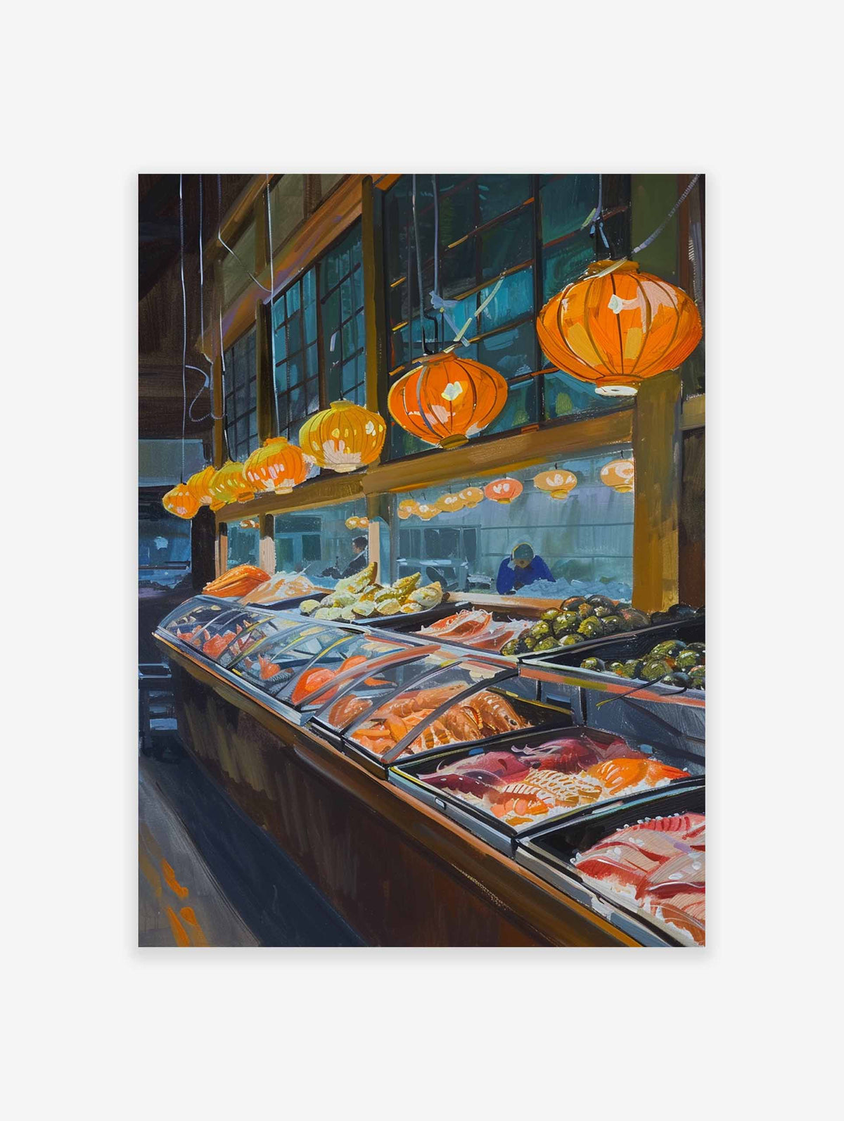 Seafood Market Poster