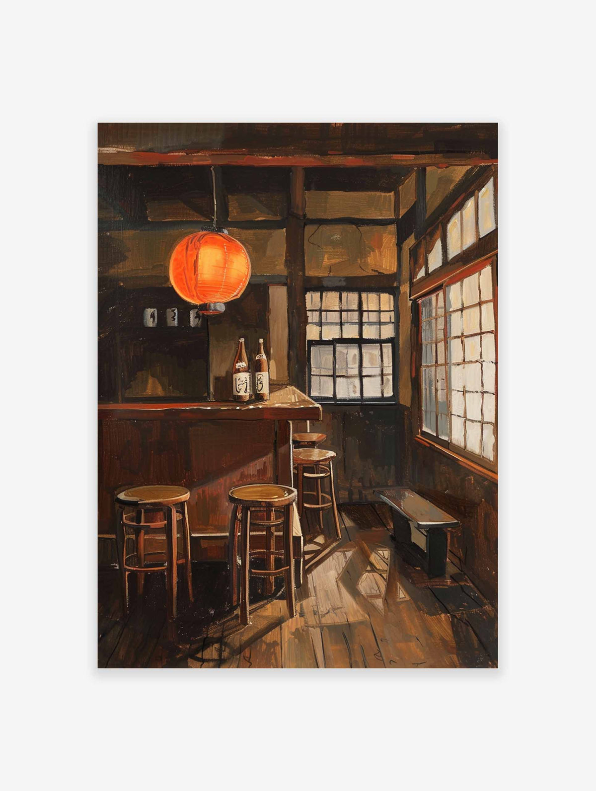 Vintage Japanese Bar Poster