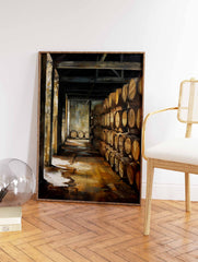 Wine Barrels Poster