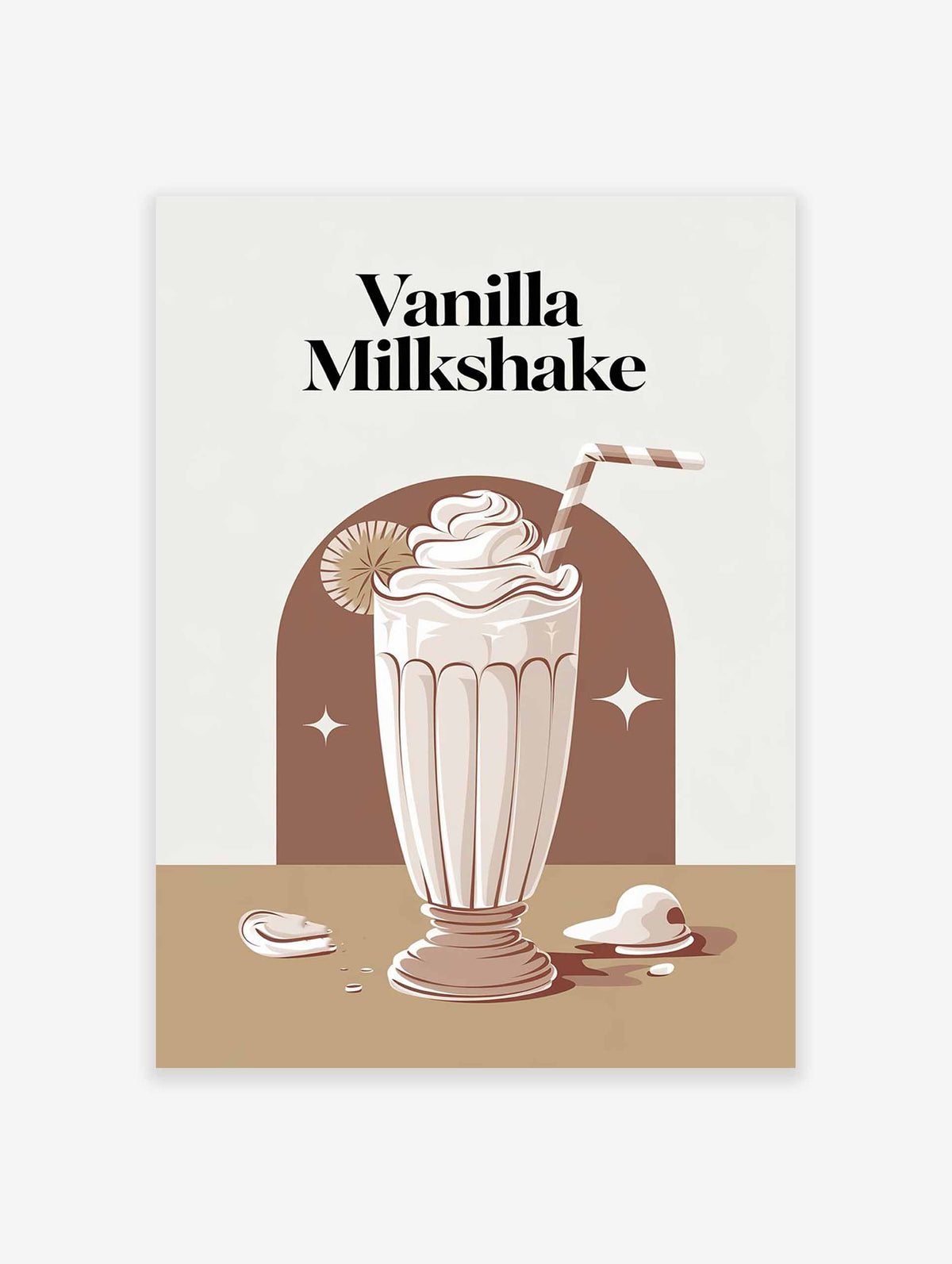 Vanilla Milkshake Poster