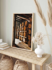 Wine Barrels Poster