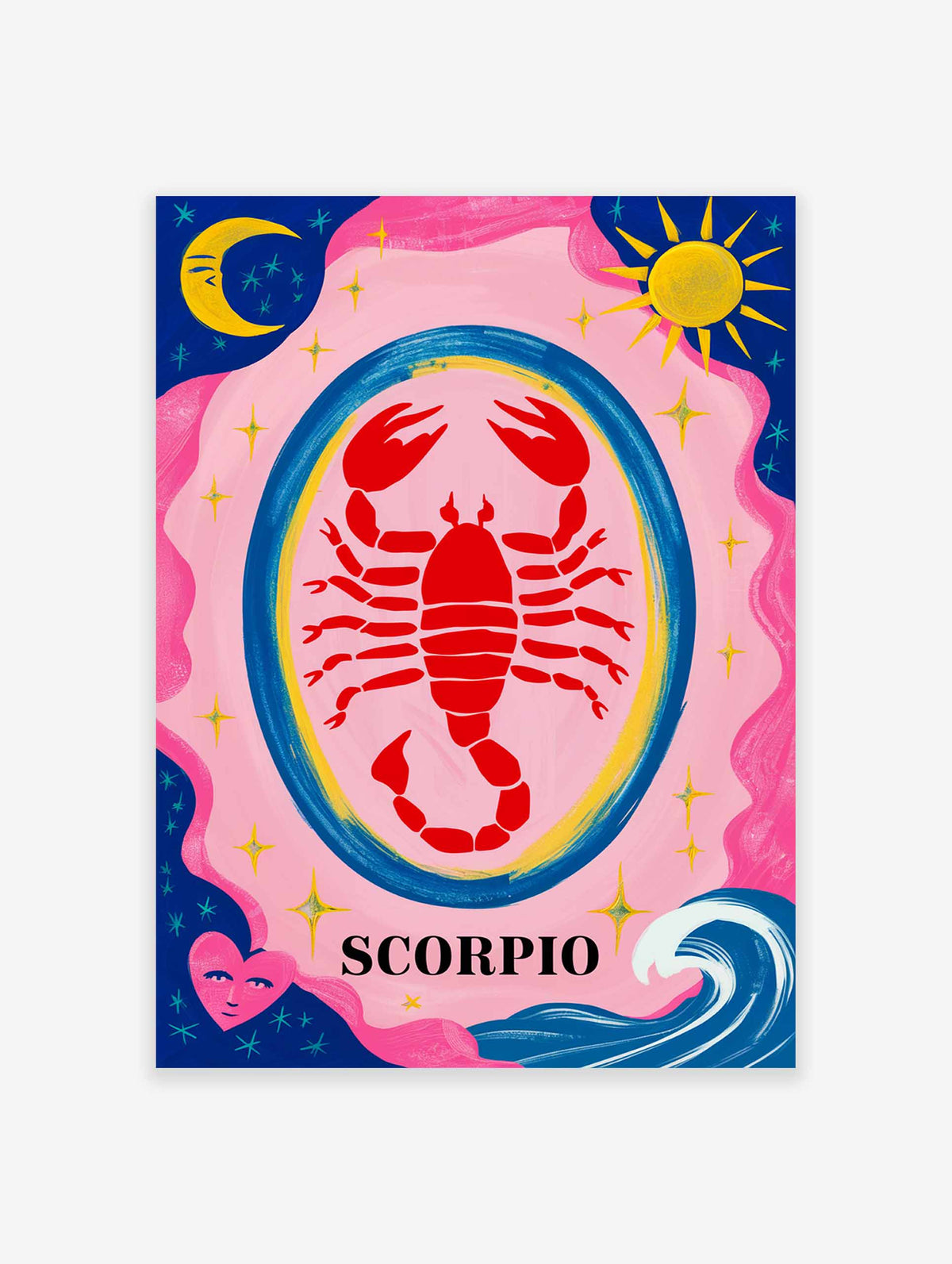 Scorpio Zodiac Sign Poster