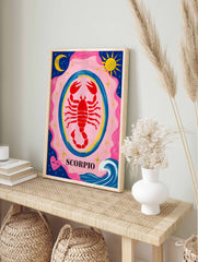 Scorpio Zodiac Sign Poster