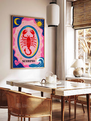 Scorpio Zodiac Sign Poster