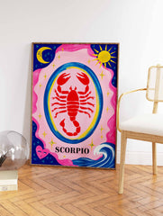 Scorpio Zodiac Sign Poster