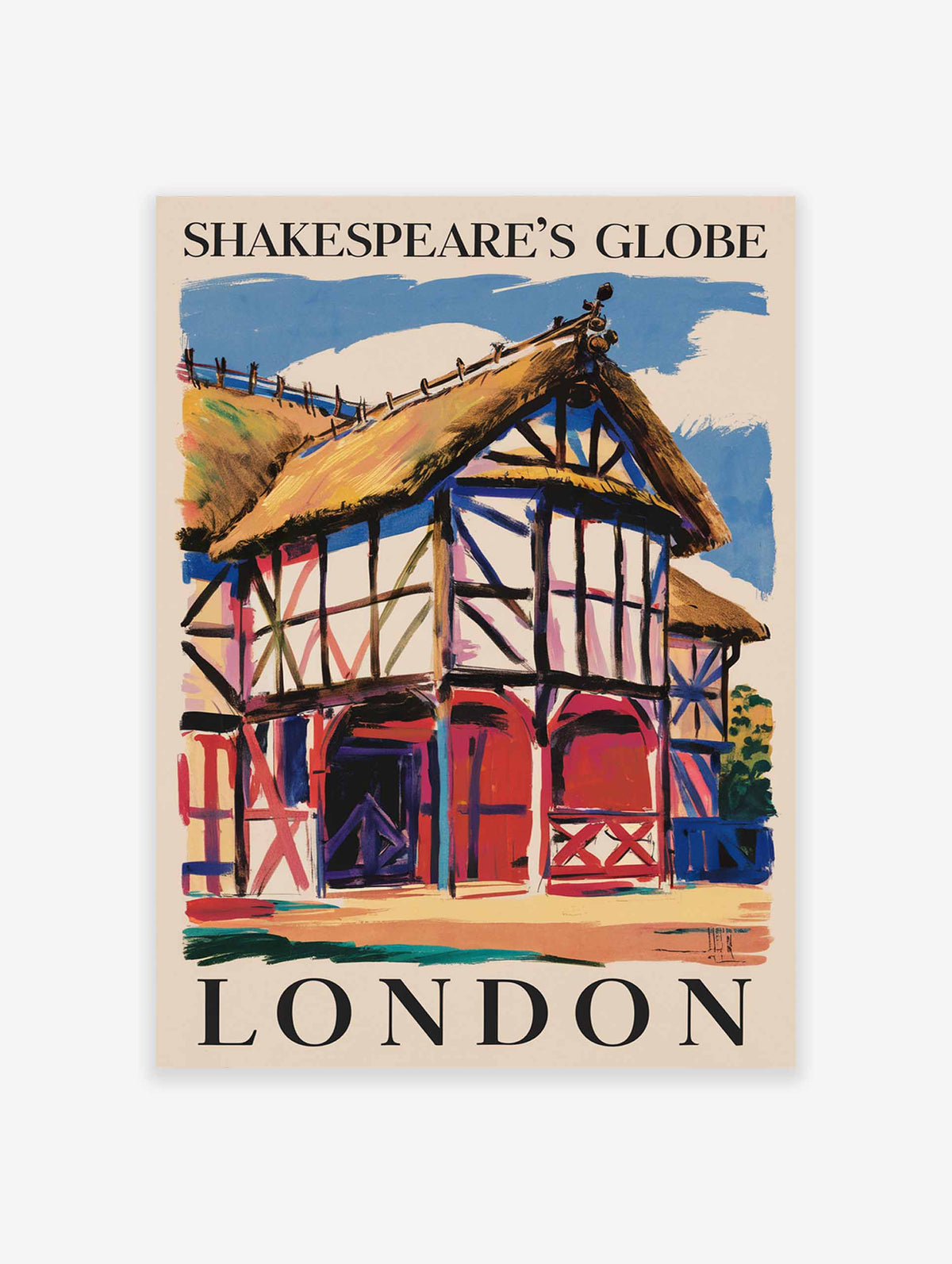 Shakespeare's Globe Poster