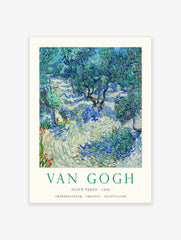 Olive Trees Poster by Vincent Van Gogh, Vincent Van Gogh Print