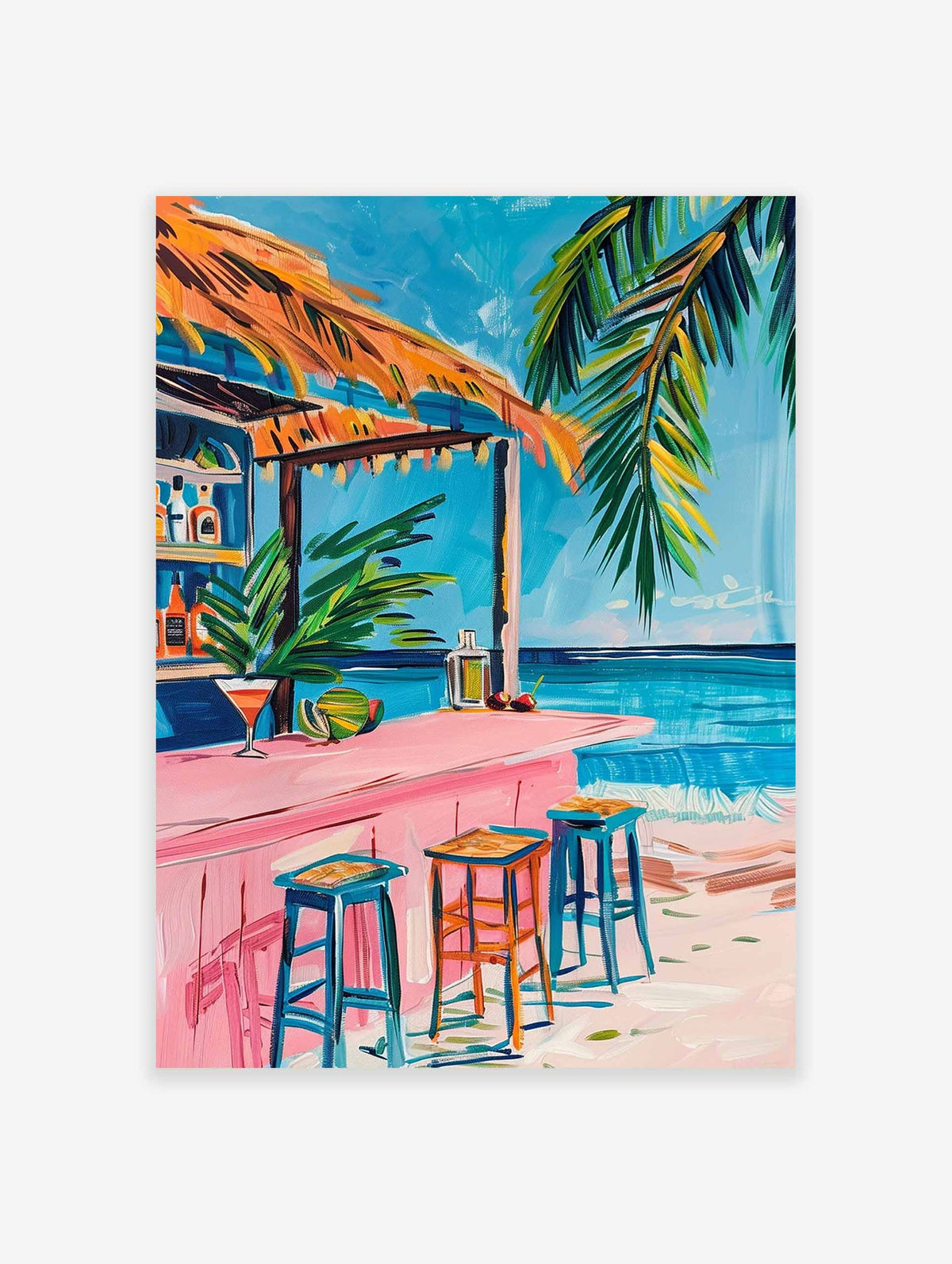Bar by the Beach Poster