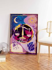 Libra Star Sign Poster