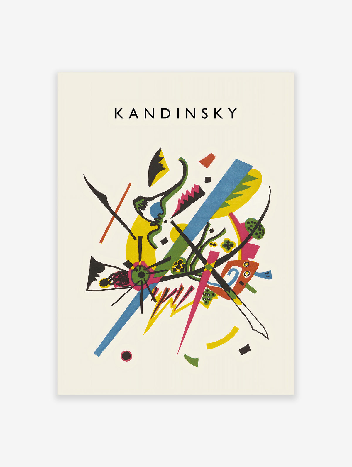 On White II Poster by Wassily Kandinsky, Wassily Kandinsky Print