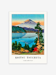 Lake Ashi Fuji Poster Koitsu Tsuchiya, Koitsu Tsuchiya Print